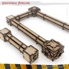 Industrial Pipeline - MDF Terrain Scenery